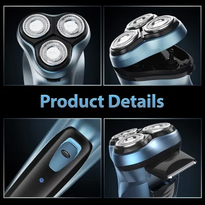 Sejoy Men’s Electric Shaver Rechargeable Rotary Shaver