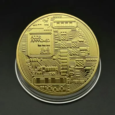 Bitcoin Virtual Currency Bitcoin Medal Foreign Trade Commemorative Coins Metal Coin Crafts Business Gifts