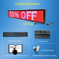Programmable Scrolling Led Sign Message Board - Image 3