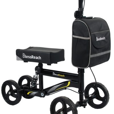 Economy Knee Scooter, Steerable Knee Walker, Foldable Knee Scooters for Foot Injuries Adult Best Crutches