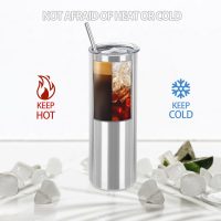 1 set Stainless Steel Skinny Tumblers - Image 3