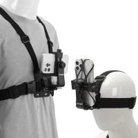 KINGKI Mobile Phone Chest Strap Harness Mount Head Strap Holder Kit - Image 4