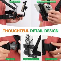KINGKI Mobile Phone Chest Strap Harness Mount Head Strap Holder Kit - Image 3