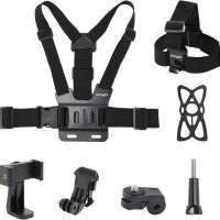 KINGKI Mobile Phone Chest Strap Harness Mount Head Strap Holder Kit - Image 2