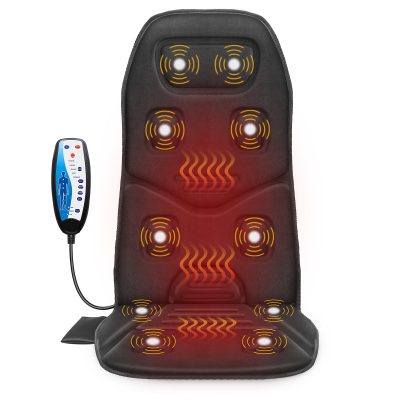 COMFIER Massage Seat Cushion with Heat,10 Vibration Motors Seat Warmer
