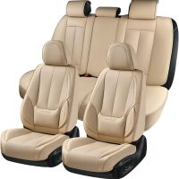 Coverado Front and Rear Seat Covers 5 Pieces, Universal Seat Covers for Car - Image 3