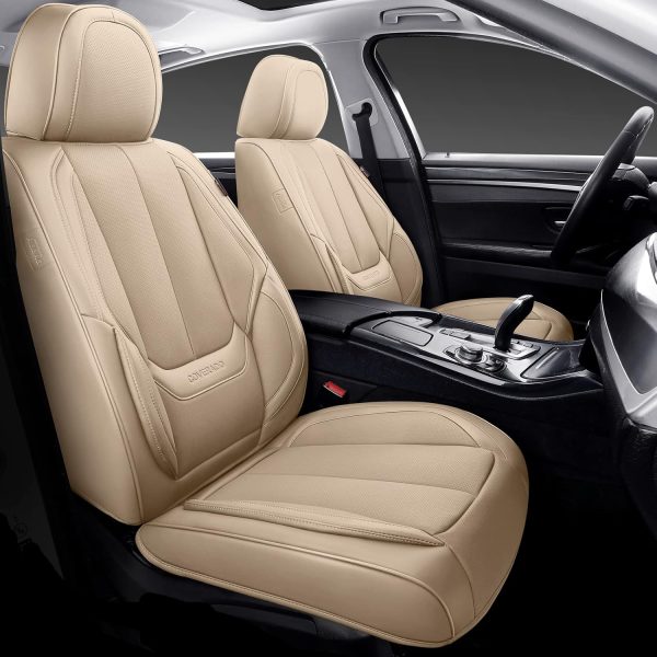 Coverado Front and Rear Seat Covers 5 Pieces, Universal Seat Covers for Car